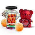 Rose Cash Surprise Bear + Jumbo Cash Bath Bomb 2 Pack – Just Peachy