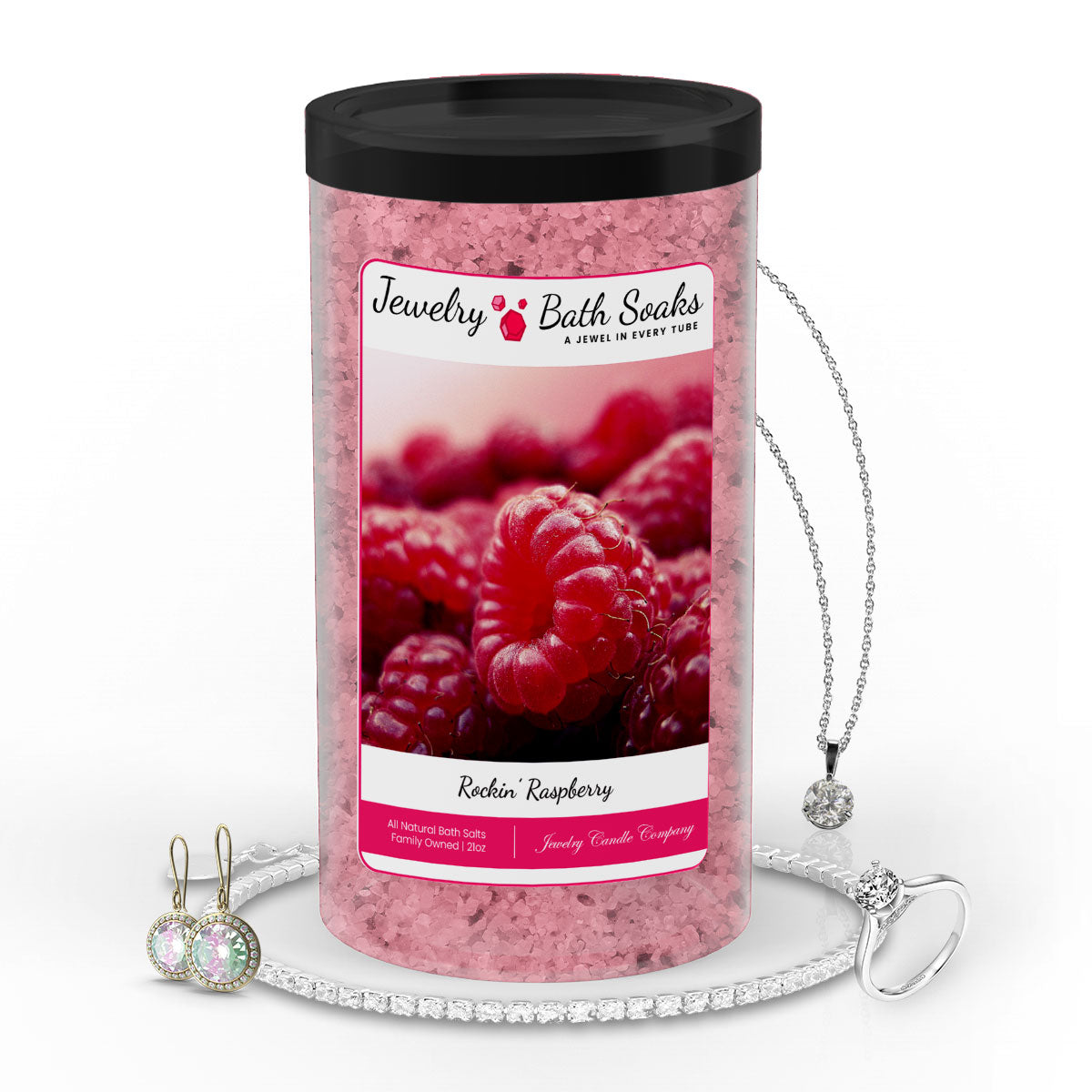 Rockin’ Raspberry Jewelry Bath Salts