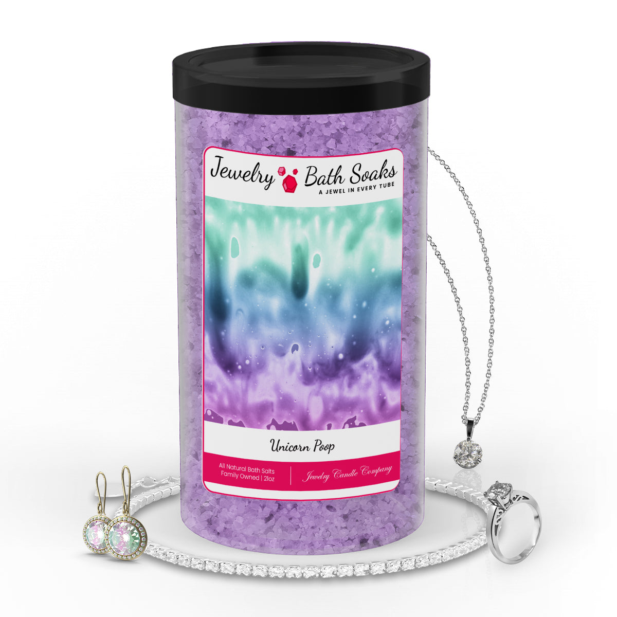 Unicorn Poop Jewelry Bath Salts