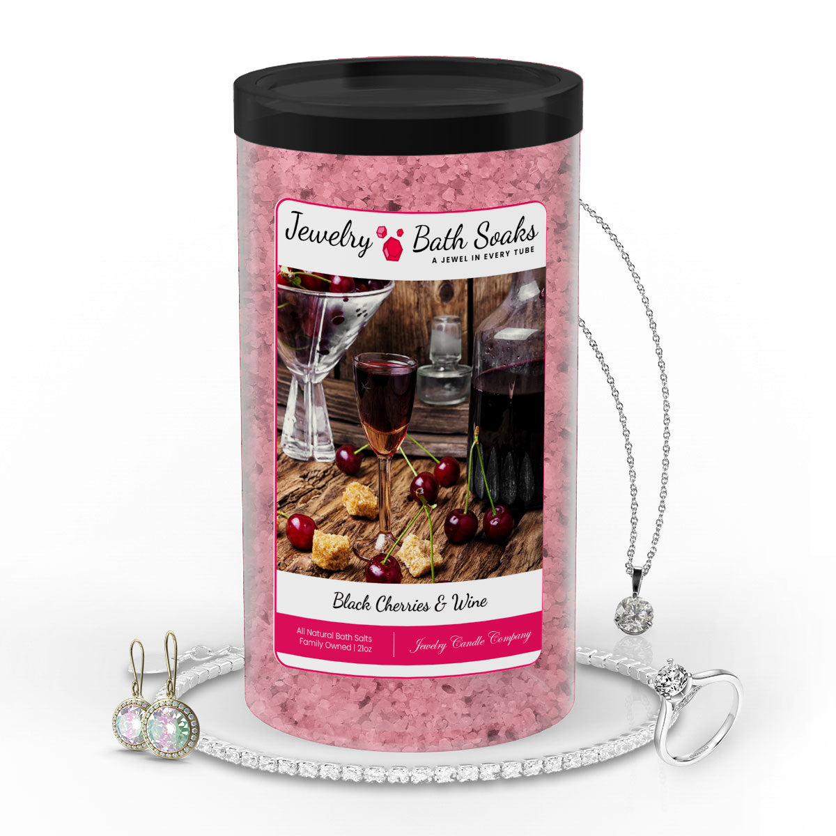 Black Cherries and Wine Jewelry Bath Salts