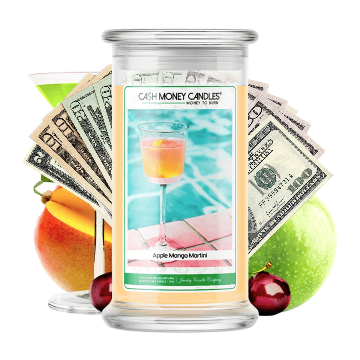 Apple Mango Martini Cash Candle