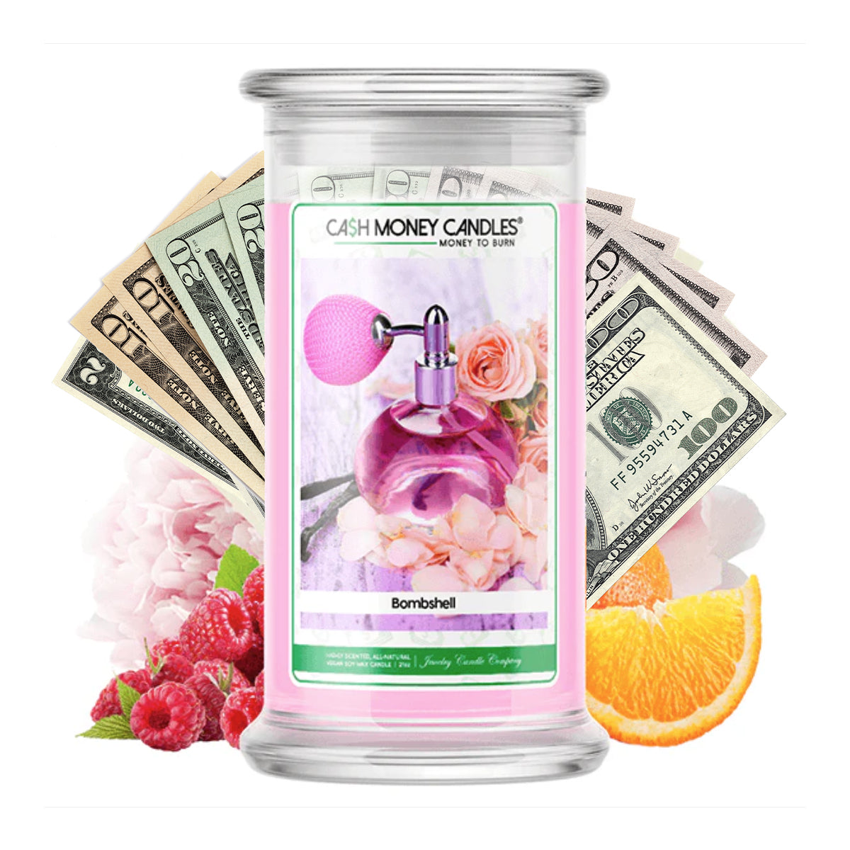 Bombshell Cash Candle