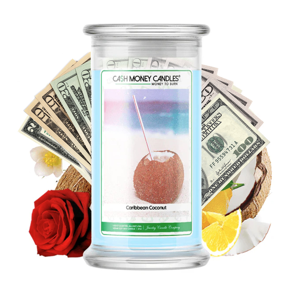 Caribbean Coconut Cash Candle