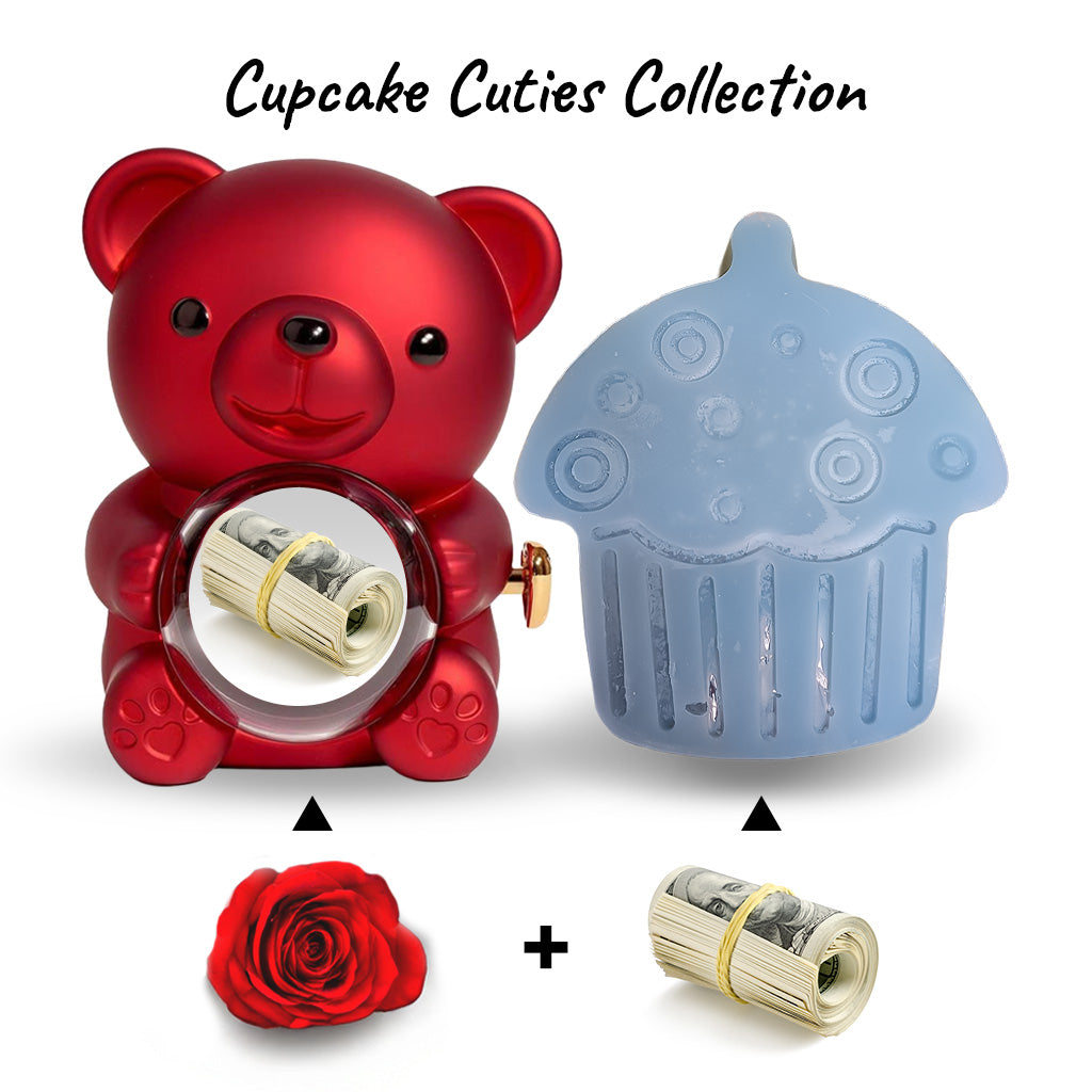 Cupcake Cuties Collection – 4-in-1 Cash Surprise Gift Bundle