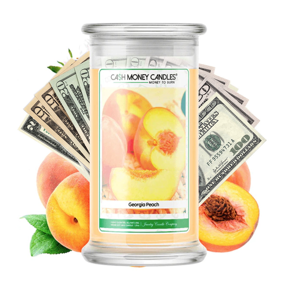 Georgia Peach Cash Candle