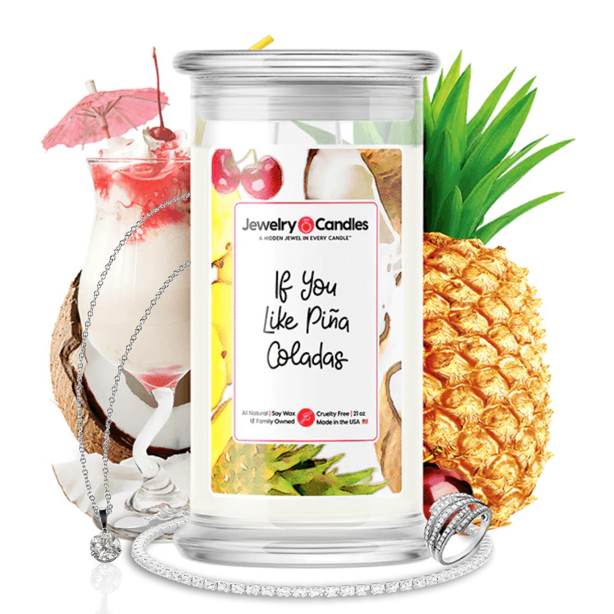 If You Like Pina Coladas Jewelry Candle