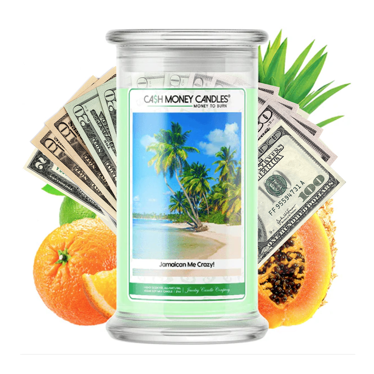 Jamaican Me Crazy! Cash Candle