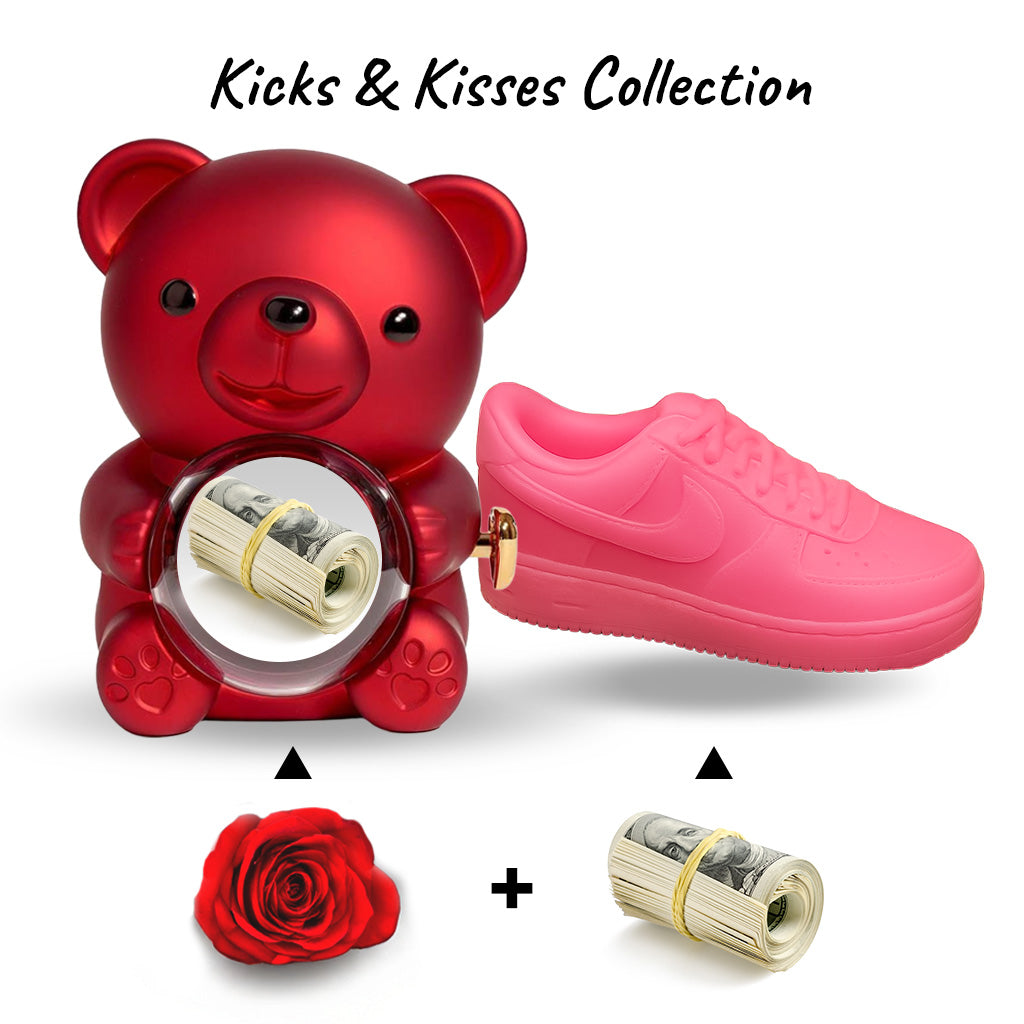 Kicks and Kisses Collection – 4-in-1 Cash Surprise Gift Bundle