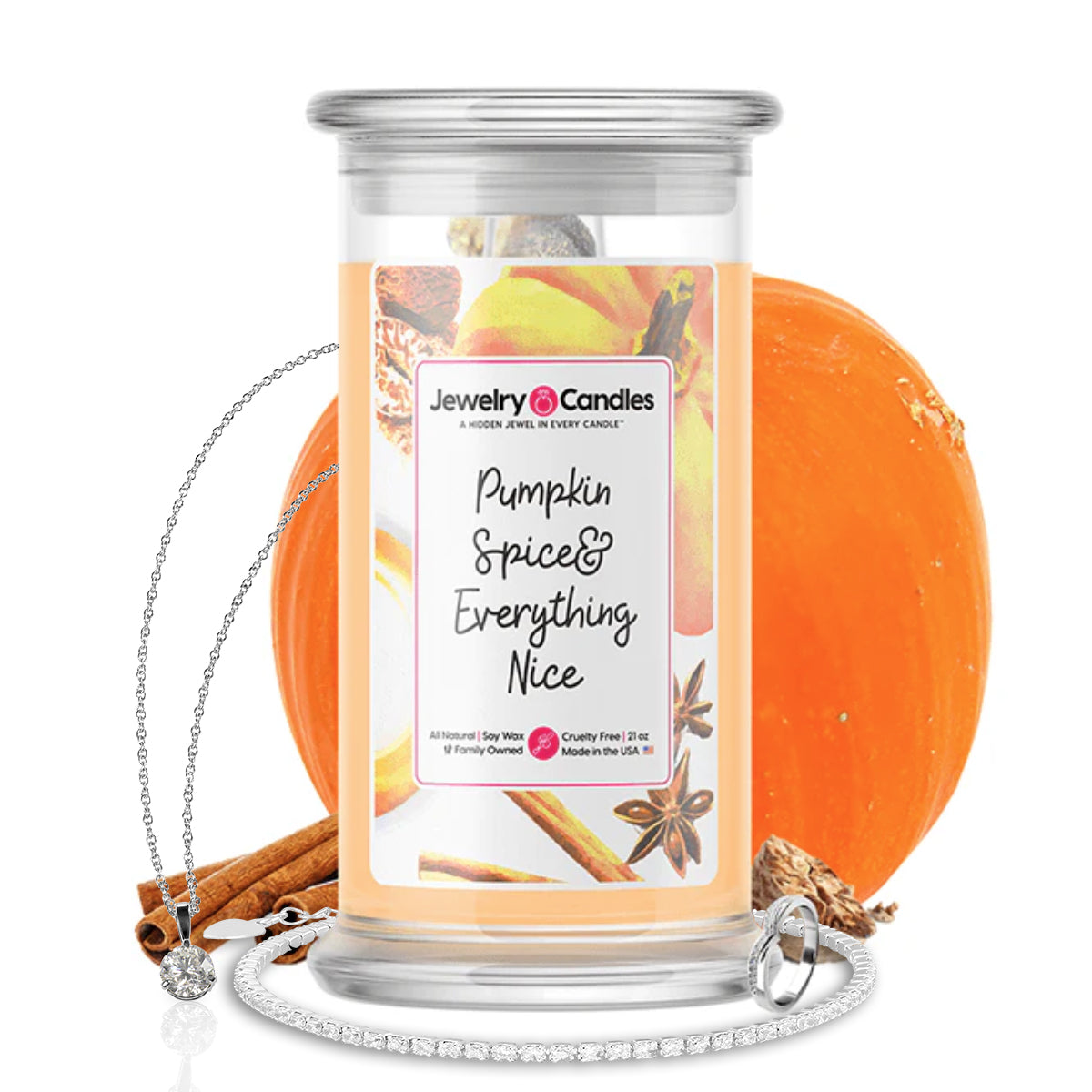 Pumpkin Spice and Everything Nice Jewelry Candle