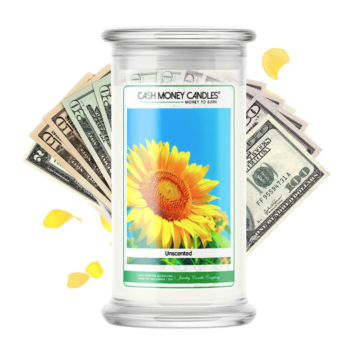 Unscented Cash Candle