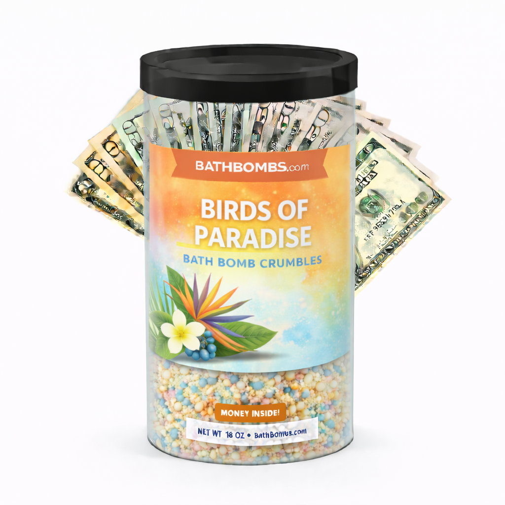 Birds Of Paradise Cash Bath Bomb Crumbles