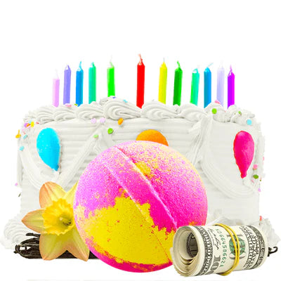 Birthday Cake Cash Bath Bomb