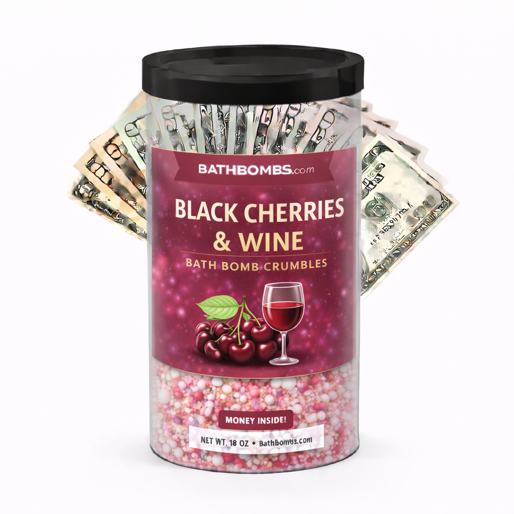 Black Cherries and Wine Cash Bath Bomb Crumbles