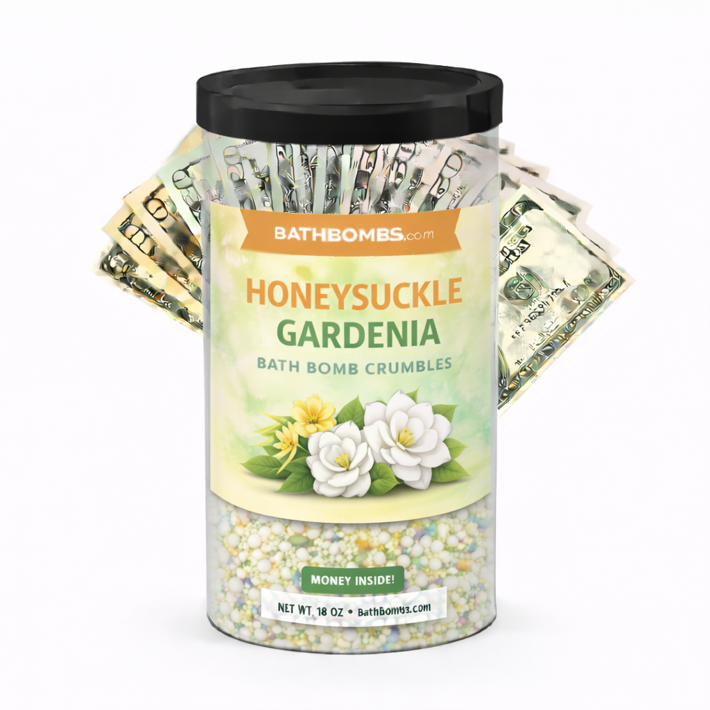 Honeysuckle Gardenia Cash Bath Bomb Crumbles
