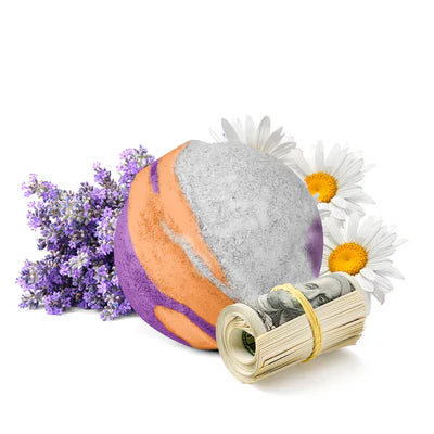 Lavender and Chamomile Cash Bath Bomb
