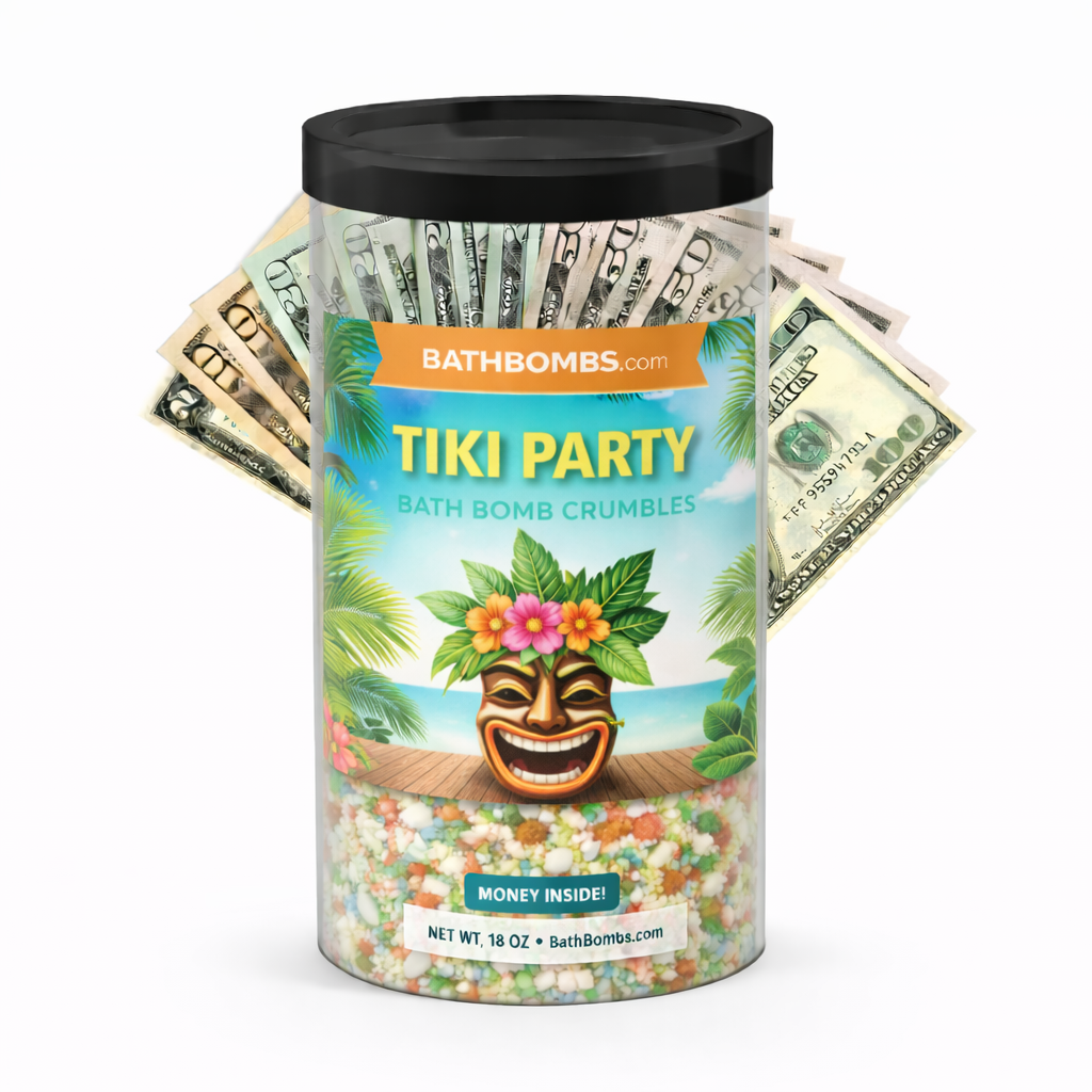 Tiki Party Cash Bath Bomb Crumbles